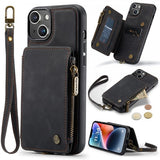 CaseMe iPhone 15 -kuori C20-sarja Musta