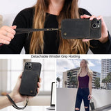 CaseMe iPhone 15 -kuori C20-sarja Musta