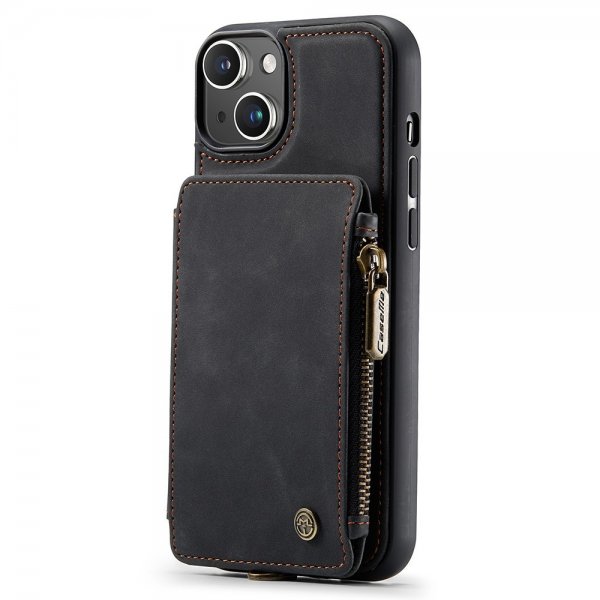 CaseMe iPhone 15 -kuori C20-sarja Musta