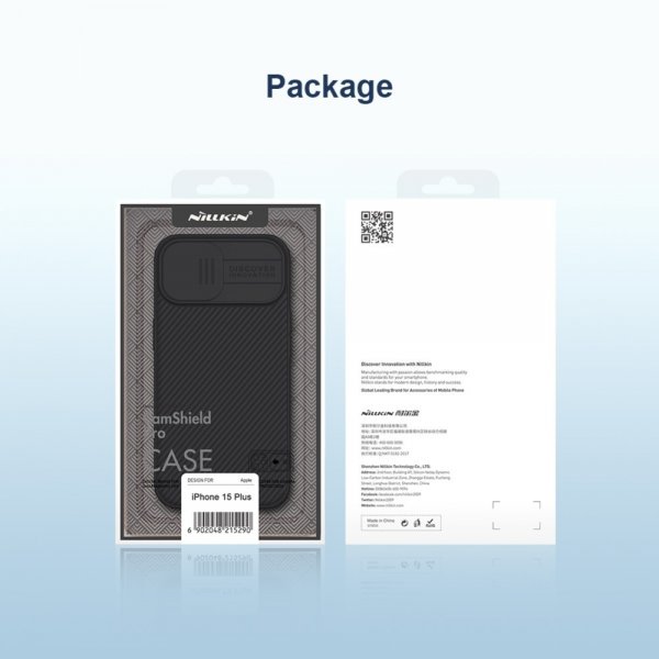 Nillkin iPhone 15 CamShield Kuori Sininen