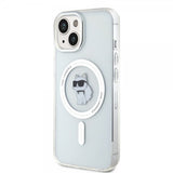 Karl Lagerfeld iPhone 15 -kuori Choupette MagSafe, läpinäkyvä