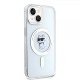Karl Lagerfeld iPhone 15 -kuori Choupette MagSafe, läpinäkyvä