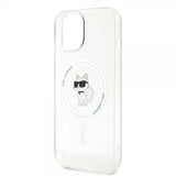 Karl Lagerfeld iPhone 15 -kuori Choupette MagSafe, läpinäkyvä