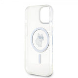 Karl Lagerfeld iPhone 15 -kuori Choupette MagSafe, läpinäkyvä