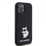 Karl Lagerfeld iPhone 15 -kuori Choupette NFT Musta