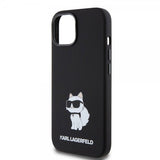 Karl Lagerfeld iPhone 15 -kuori Choupette NFT Musta