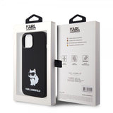 Karl Lagerfeld iPhone 15 -kuori Choupette NFT Musta