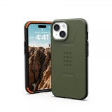 Urban Armor Gear (UAG) iPhone 15 Civilian MagSafe -suojakuori, Olive Drab