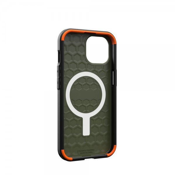 Urban Armor Gear (UAG) iPhone 15 Civilian MagSafe -suojakuori, Olive Drab