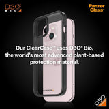 PanzerGlass iPhone 15 ClearCase -suojakuori D3O Musta