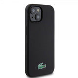 Lacoste iPhone 15 Plus Suojakuori Croc Logo MagSafe Musta