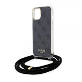 Guess iPhone 15 Kuoret Olkahihnalla Musta