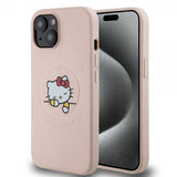 Hello Kitty iPhone 15 -kuori, painettu logo, MagSafe, pinkki