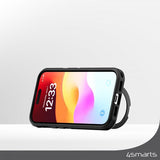 4smarts iPhone 15 Defend Case Magic Stand MagSafe -suojakuori