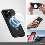 4smarts iPhone 15 Defend Case Magic Stand MagSafe -suojakuori
