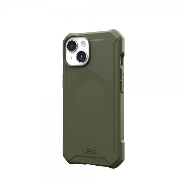Urban Armor Gear (UAG) iPhone 15 Essential Armor MagSafe -suojakuori, Olive Drab
