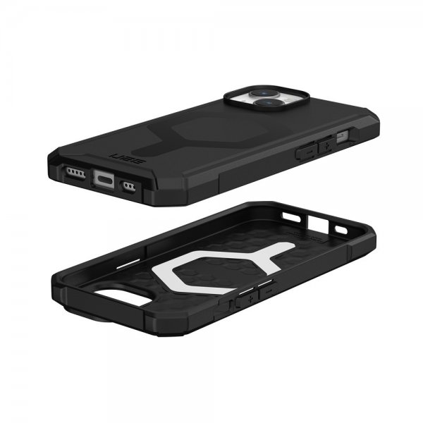 Urban Armor Gear (UAG) iPhone 15 Essential Armor MagSafe -suojakuori, musta