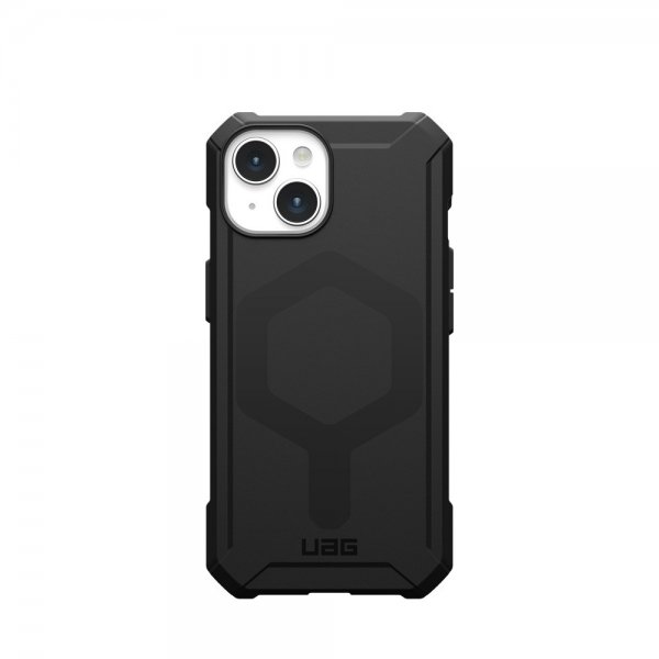 Urban Armor Gear (UAG) iPhone 15 Essential Armor MagSafe -suojakuori, musta