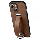 Sulada iPhone 15 Kuori Fashion Series Ruskea