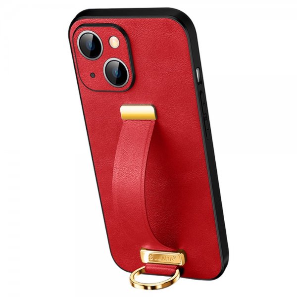 Sulada iPhone 15 Kuoret Fashion Series Punainen