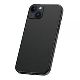 Baseus iPhone 15 -kuori, Fauxther-sarja, musta