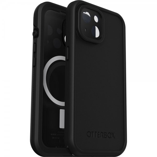 Otterbox iPhone 15 -kuori Fre MagSafe Musta