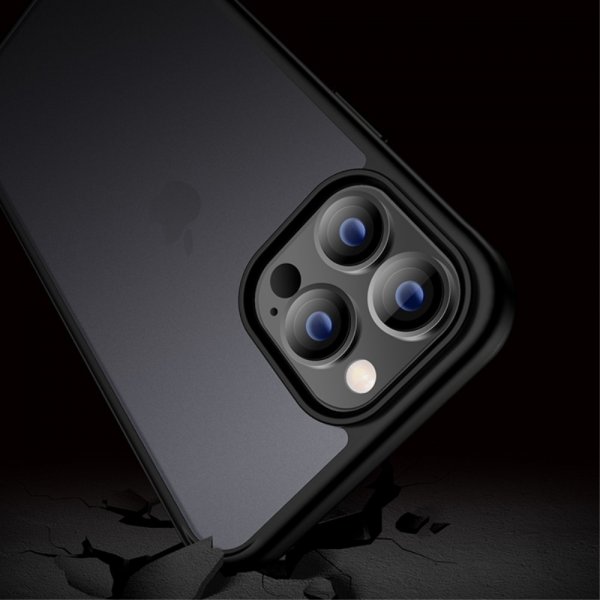 X-Level iPhone 15 Kuori Himmeä Takakansi Sininen