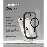 Ringke iPhone 15 -kuori Fusion Bold Magnetic Matte Black