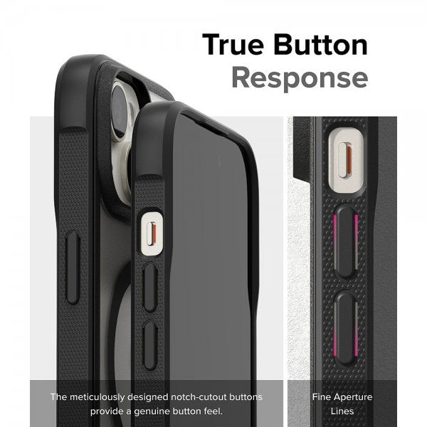 Ringke iPhone 15 -kuori Fusion Bold Magnetic Matte Black
