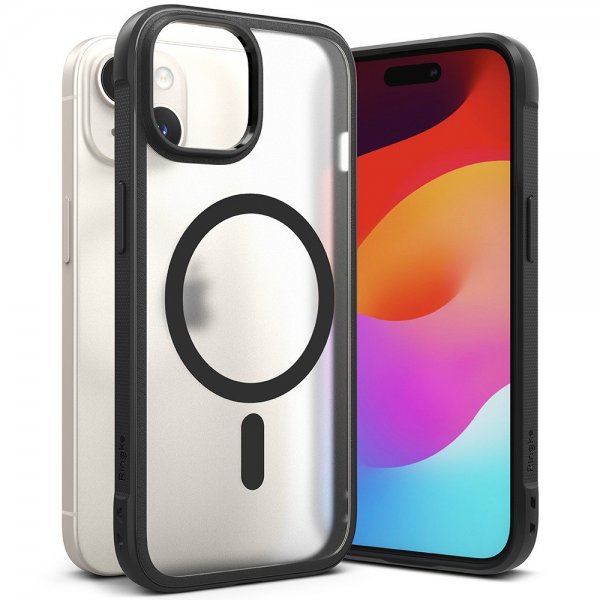 Ringke iPhone 15 -kuori Fusion Bold Magnetic Matte Black