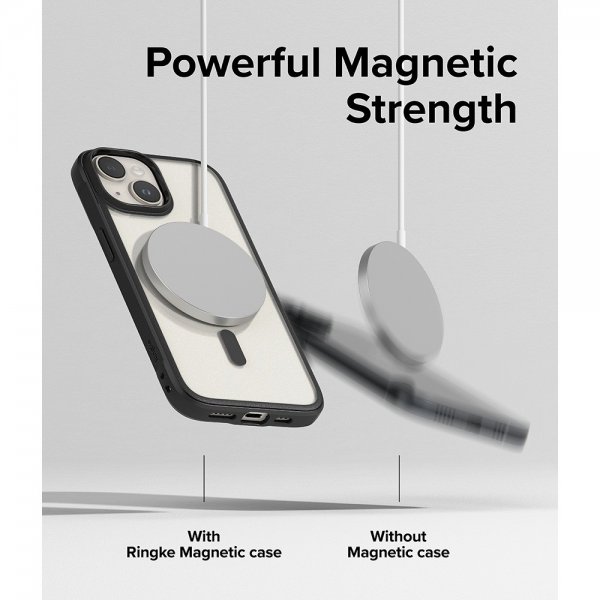 Ringke iPhone 15 -kuori Fusion Bold Magnetic Matte Black