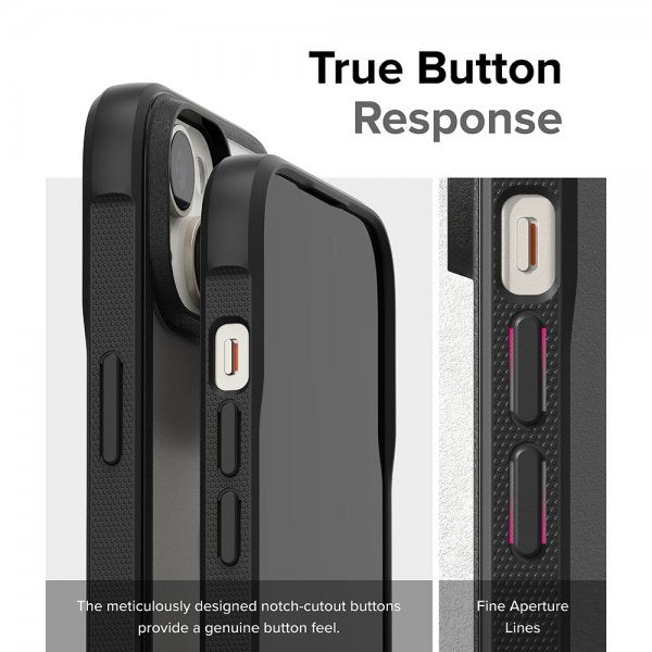 Ringke iPhone 15 -suojakuori Fusion Bold Matte Black