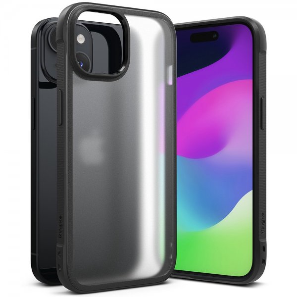Ringke iPhone 15 -suojakuori Fusion Bold Matte Black