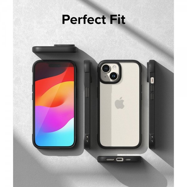 Ringke iPhone 15 -suojakuori Fusion Bold Matte Black
