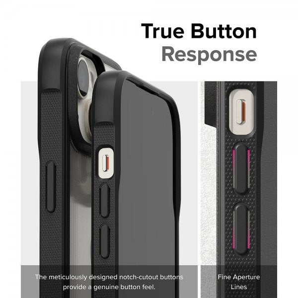 Ringke iPhone 15 Kuori Fusion Bold Musta