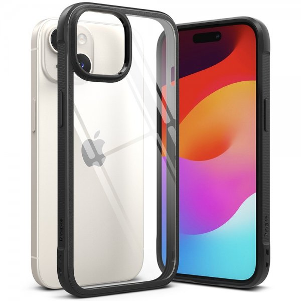 Ringke iPhone 15 Kuori Fusion Bold Musta