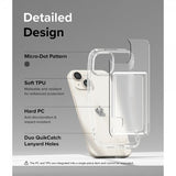 Ringke iPhone 15 -suojakuori Fusion Card Clear