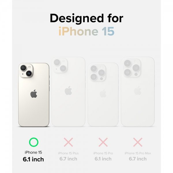 Ringke iPhone 15 -kuori Fusion Design Seoul