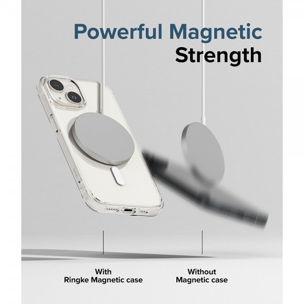 Ringke iPhone 15 -suojakuori Fusion Magnetic Clear