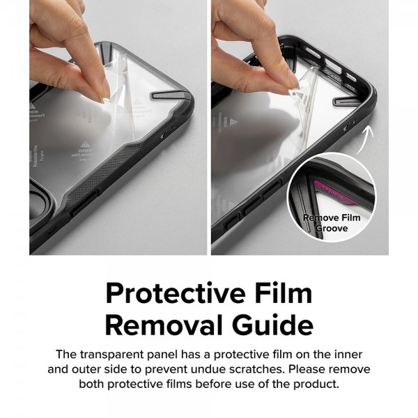 Ringke iPhone 15 -suojakuori, Fusion X Design Camo Black