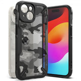 Ringke iPhone 15 -suojakuori, Fusion X Design Camo Black