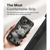 Ringke iPhone 15 -suojakuori, Fusion X Design Camo Black