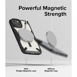Ringke iPhone 15 -kuori Fusion X Magnetic Matte Black