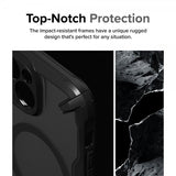 Ringke iPhone 15 -kuori Fusion X Magnetic Matte Black