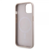 Guess iPhone 15 Kuoret G Cube MagSafe Vaaleanpunainen