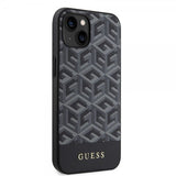 Guess iPhone 15 Kuoret G Cube MagSafe Musta