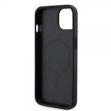 Guess iPhone 15 Kuoret G Cube MagSafe Musta