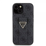 Guess iPhone 15 Suojakuori Grip Stand Function Musta
