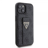 Guess iPhone 15 Suojakuori Grip Stand Function Musta