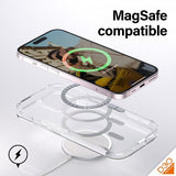 PanzerGlass iPhone 15 -suojakuori HardCase MagSafe D3O Läpinäkyvä